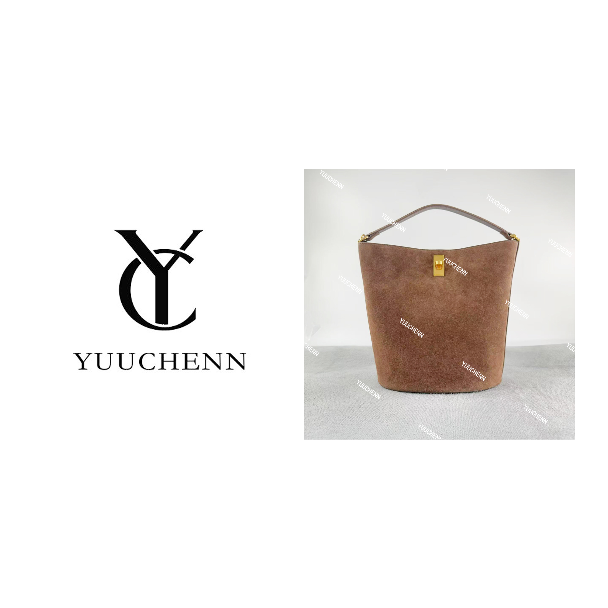 YUUCHENN/23cm原创设计高定真皮包 HH5190