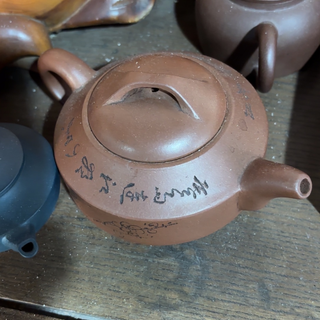 淡***娃茶壶紫砂紫砂花茶和玫瑰花瓣是真的好吃哦哈哈