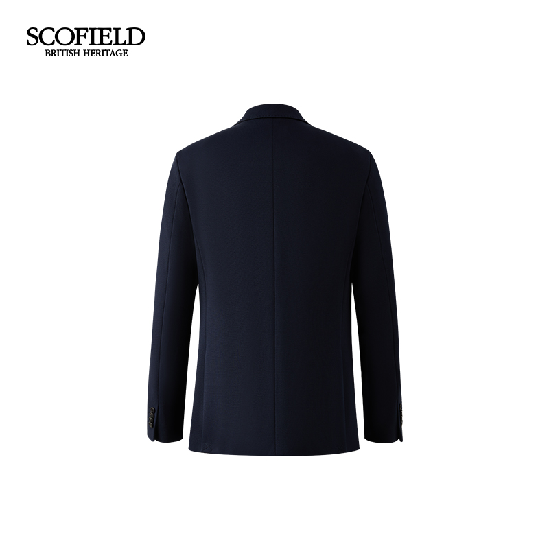 SCOFIELD男装2025秋冬新品商务绅士两粒扣翻领高级西装外套男