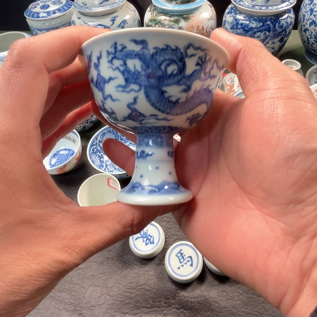 杯青花瓷器青花瓷器