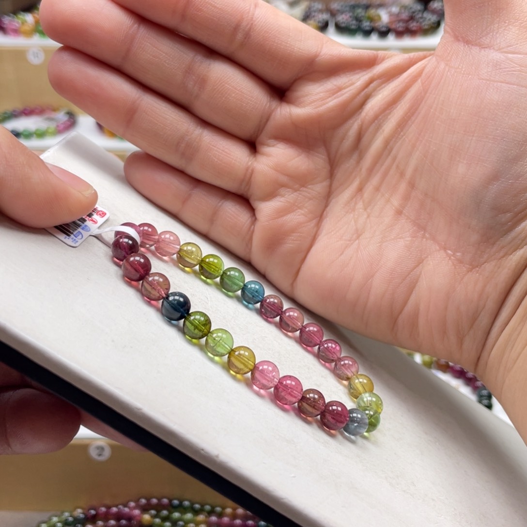 碧玺手串未镶嵌6.5mmmmmmmmmmmmmmmmmmmm