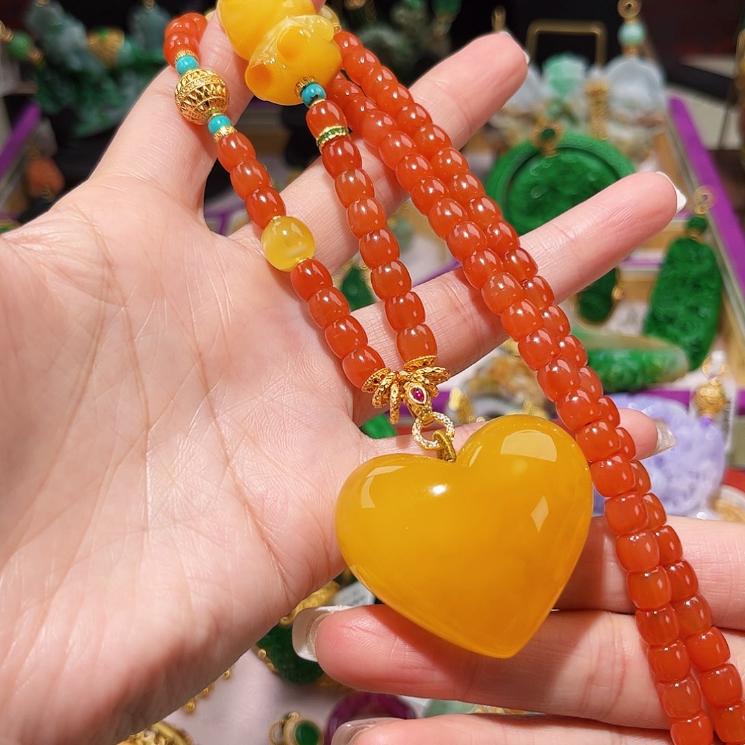 【闪购商品】南红玛瑙颈饰未镶嵌福利