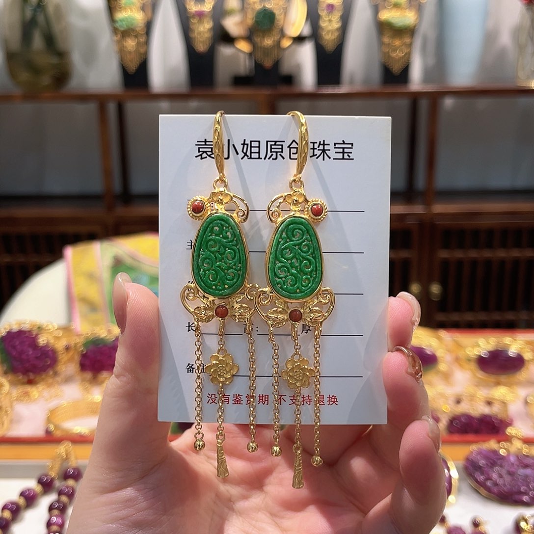 锦纶非金属耳坠耳饰