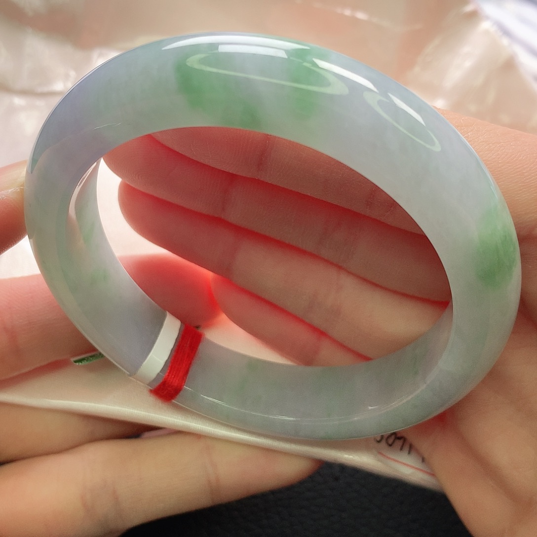 翡翠未镶嵌手镯缅甸5758