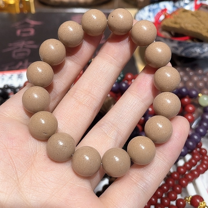 泥塑合香珠白龙涎1.2单圈