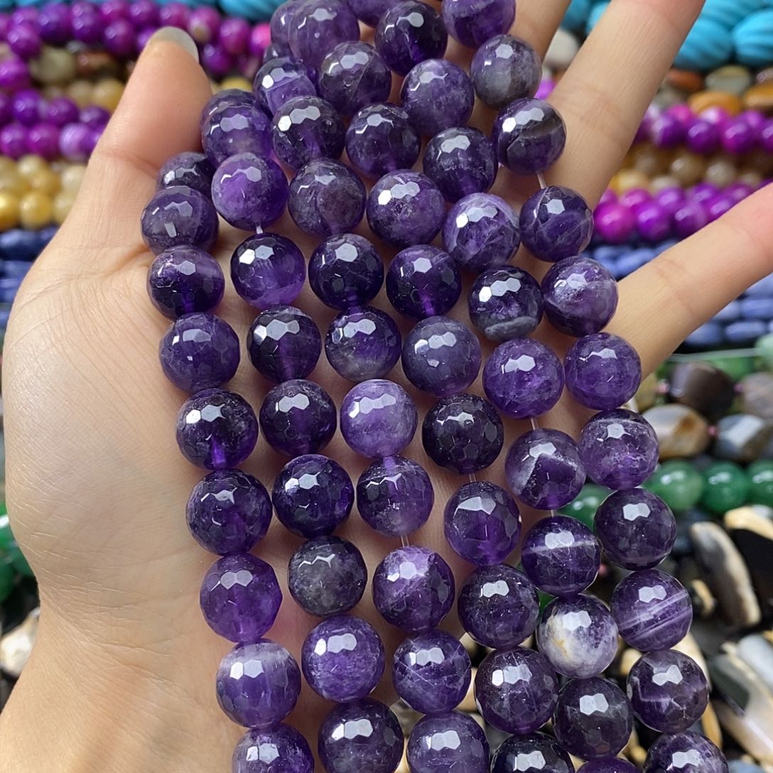 玛瑙/玉髓未镶嵌珠宝半成品卡十二左右紫一条