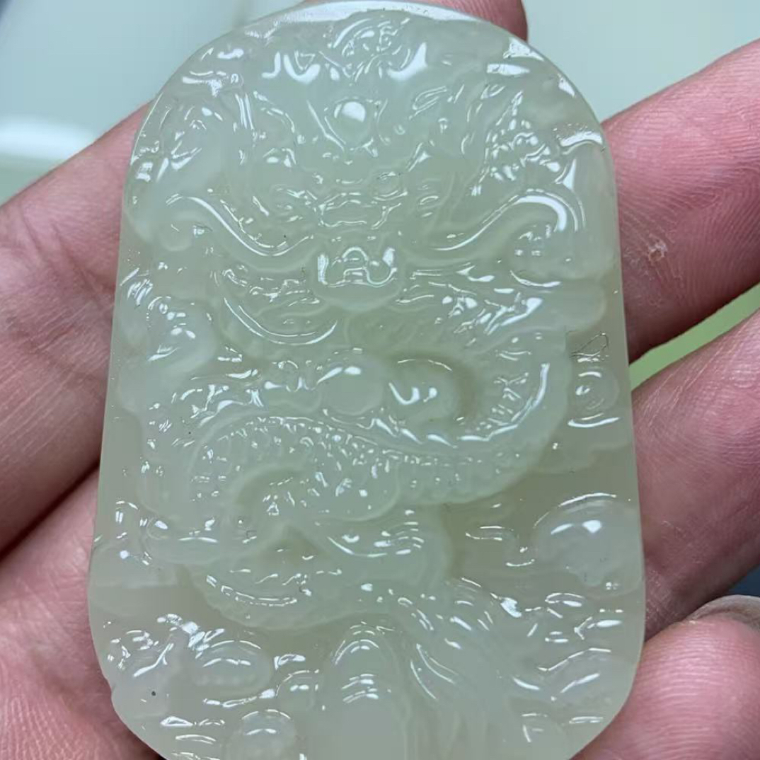 青海料龙牌挂件吊坠