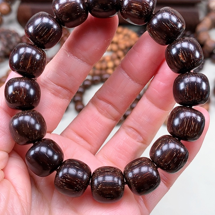 【闪购商品】贡木其他13*14黑油虎珀金丝