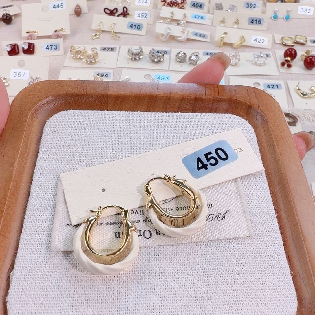 仿珍珠铜合金925银耳扣