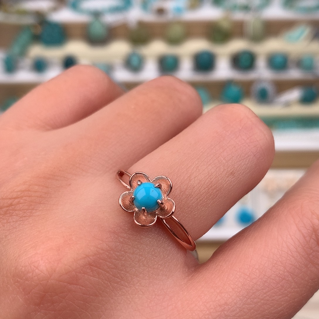 绿松石合金戒指时尚戒指