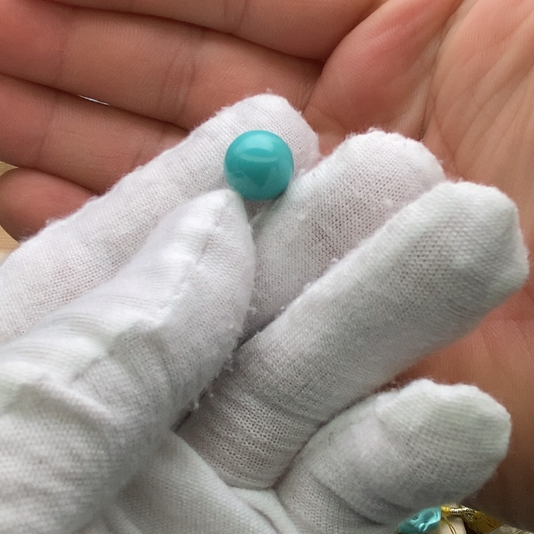 和***员绿松石未镶嵌戒指