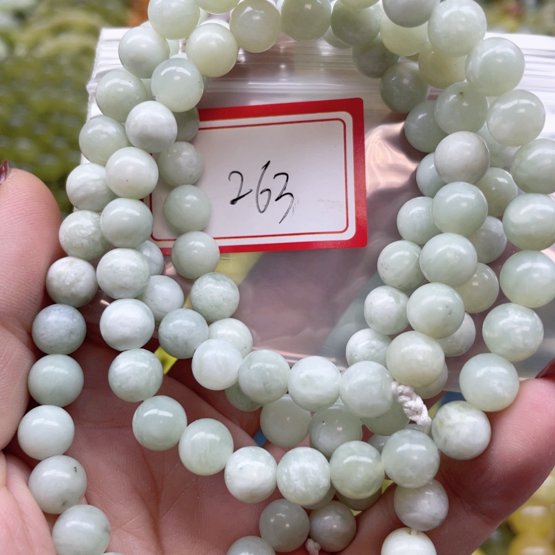 未镶嵌蛇纹石玉手串