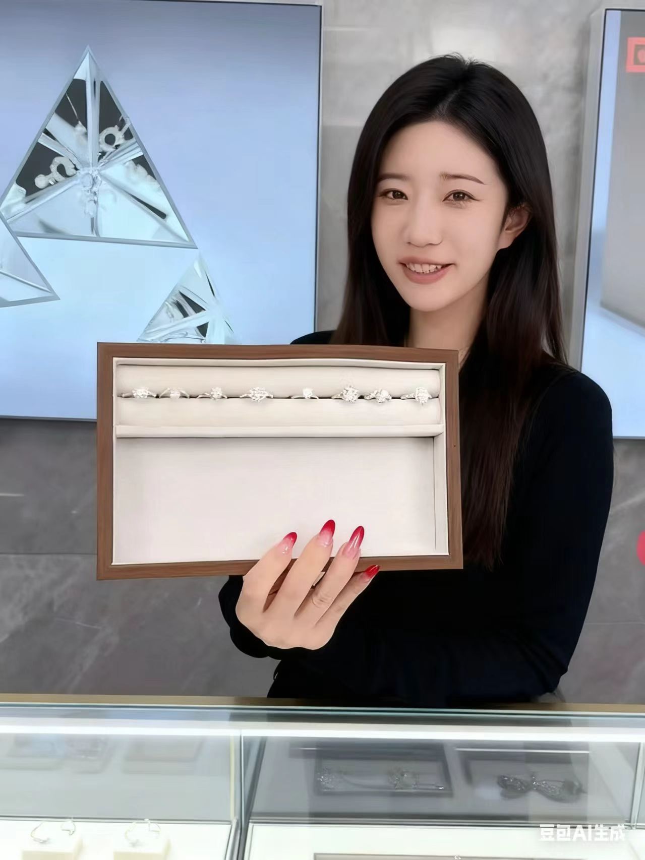 【0.5 ct】 圆包气质女戒