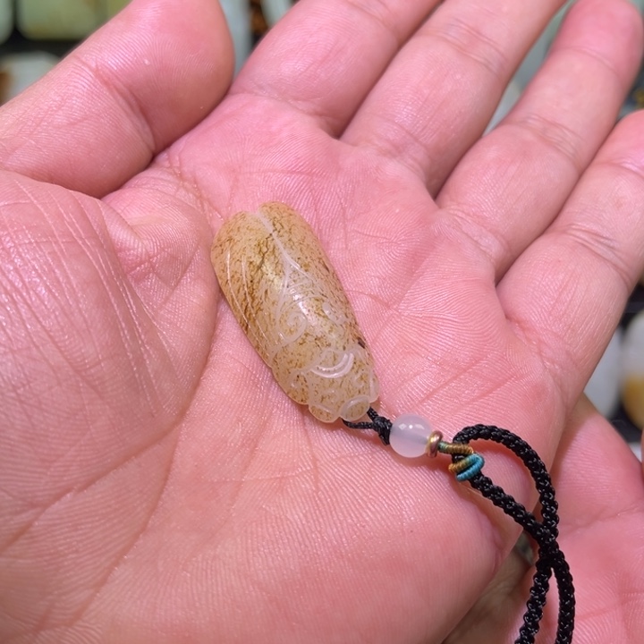 和田玉未镶嵌吊坠(不含链)