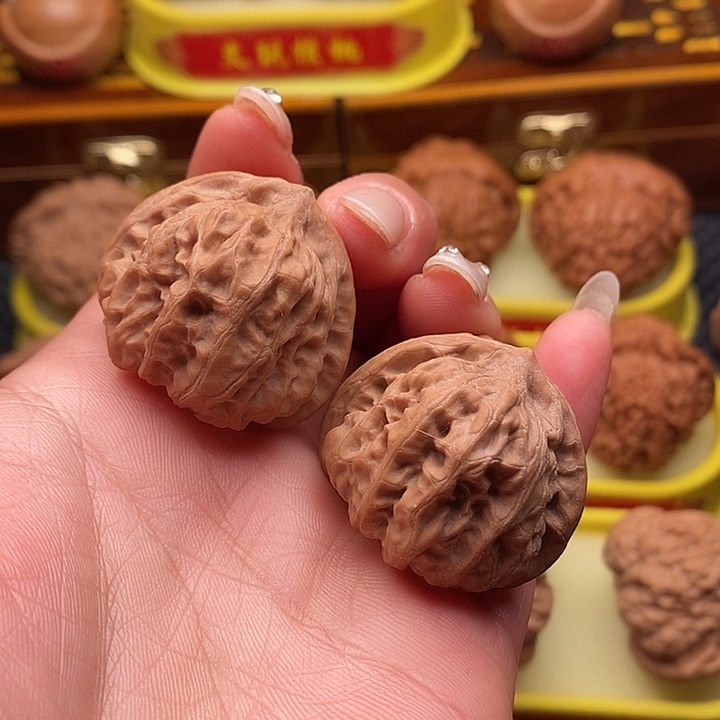 桃核把件35门头沟元宝野生全品