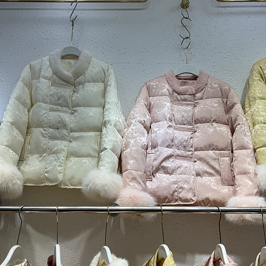 新中式国风立领刺绣真领加厚民族风保暖女士冬季高级感棉服外套