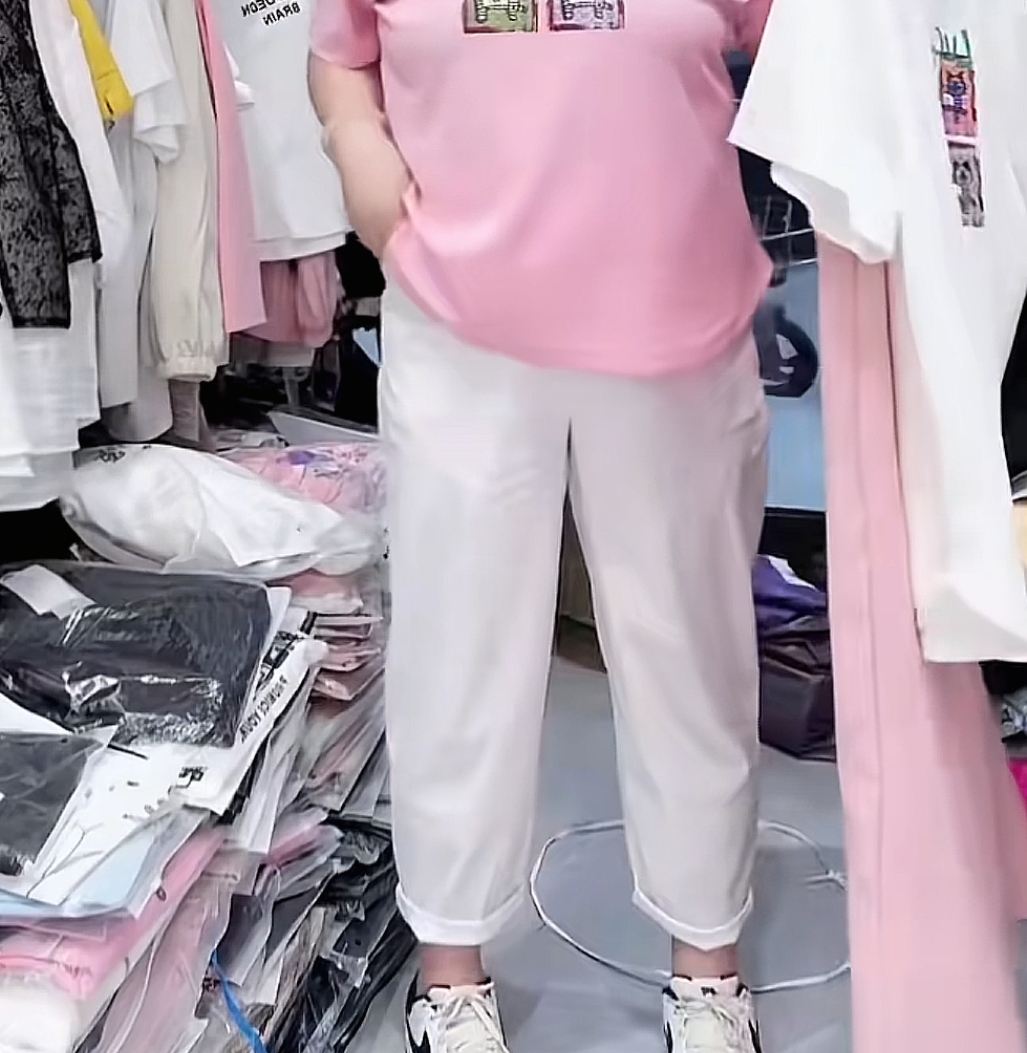 胖胖肥肥家夏季新款加肥加大码休闲裤