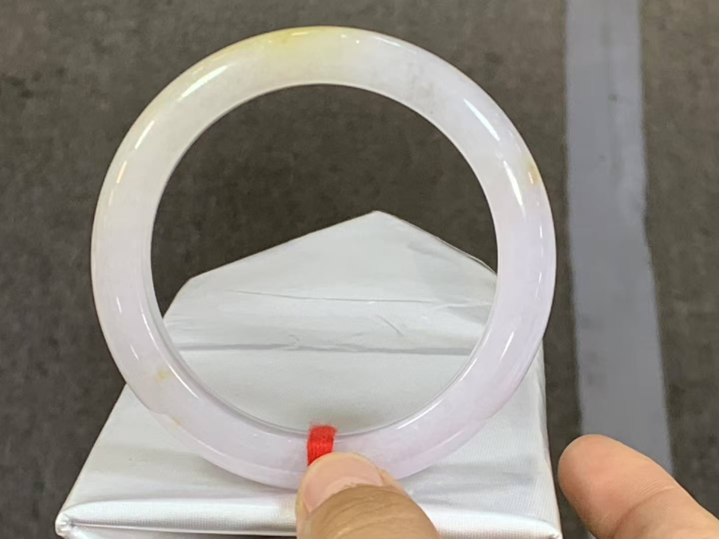 天然翡翠A货黄翡手镯