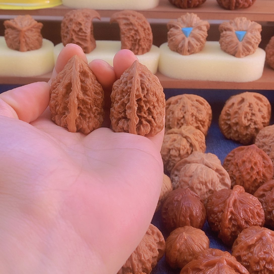 官帽一帆风顺文玩核桃打底