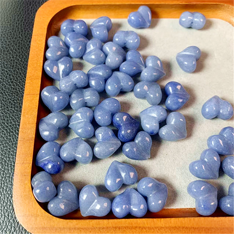 南非料蓝玉化爱心屁桃单珠s416多样性发一