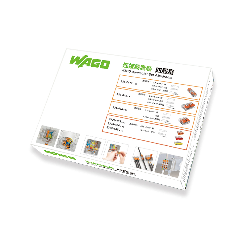 德国万可连接器套装四居室装修优选WAGO接线端子