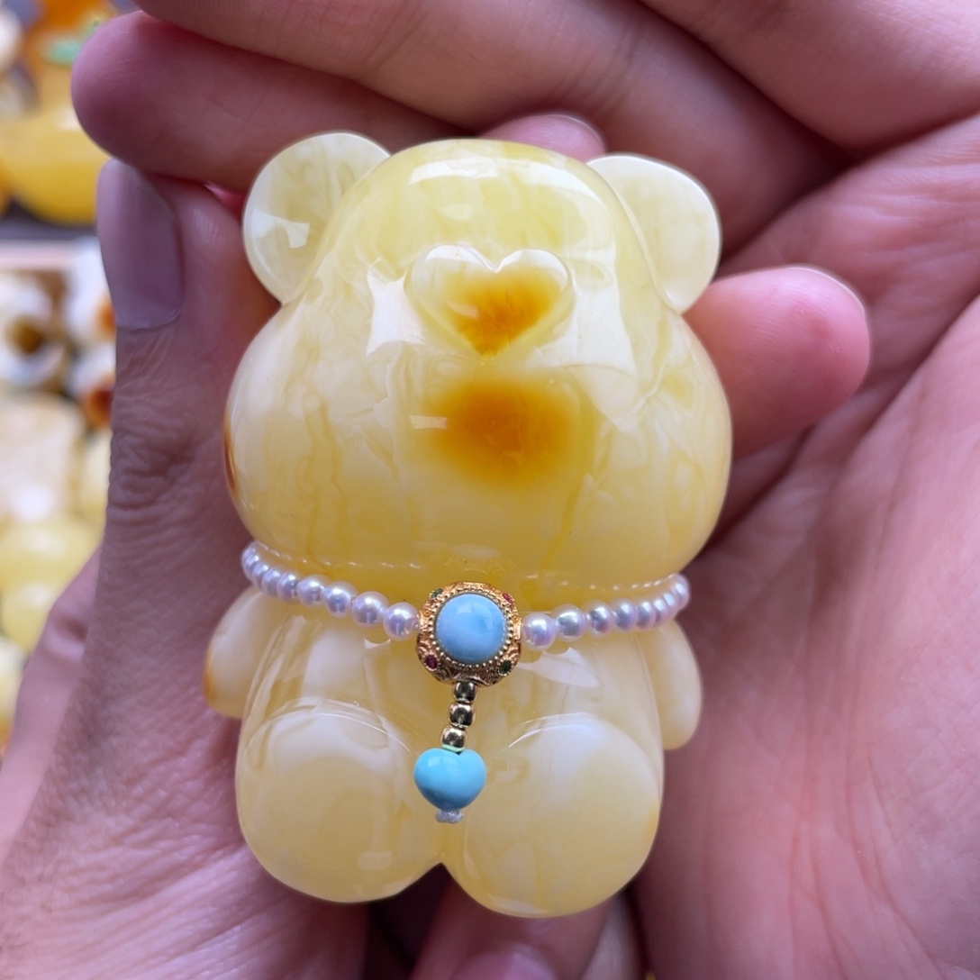 琥珀未镶嵌裸石蜜蜡