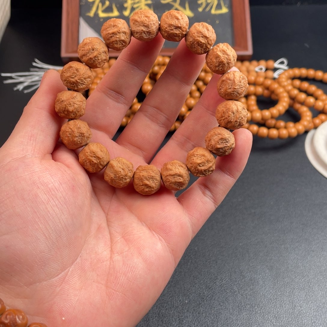手串猴头核桃@****板全品无暇龙蛇之便14左右尺寸