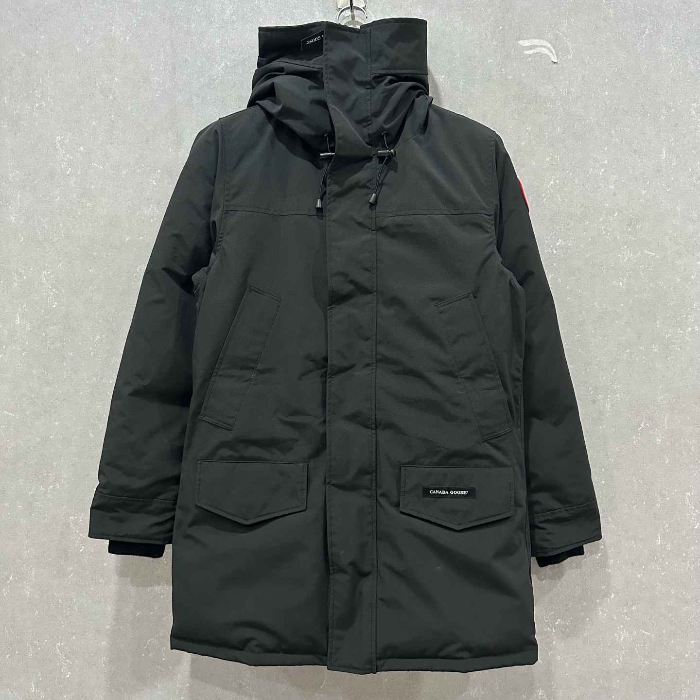 99新 CANADA GOOSE Langford系列袖标保暖派克羽绒服S码/005656