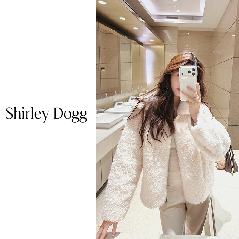 汤元家sd 秋冬加厚绵羊毛短外套