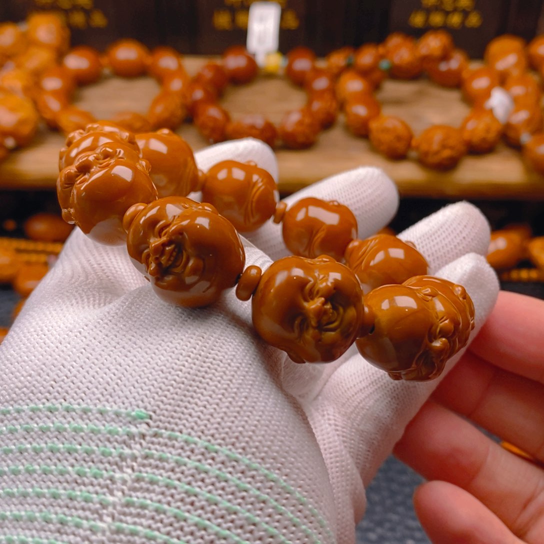 手串/手链橄榄核一青老师18×20笑佛开心，十分开心