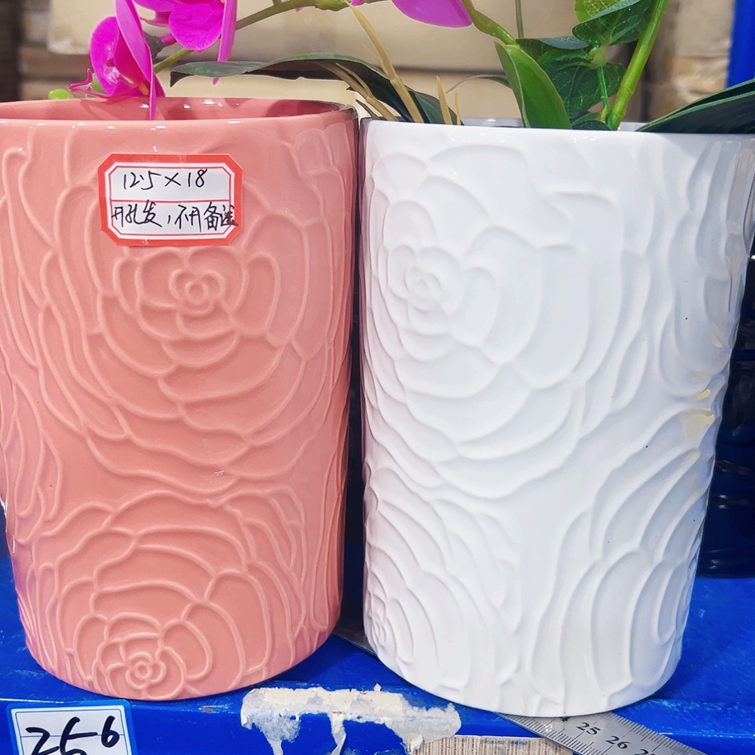 外贸尾单陶瓷花盆凑单10米包邮