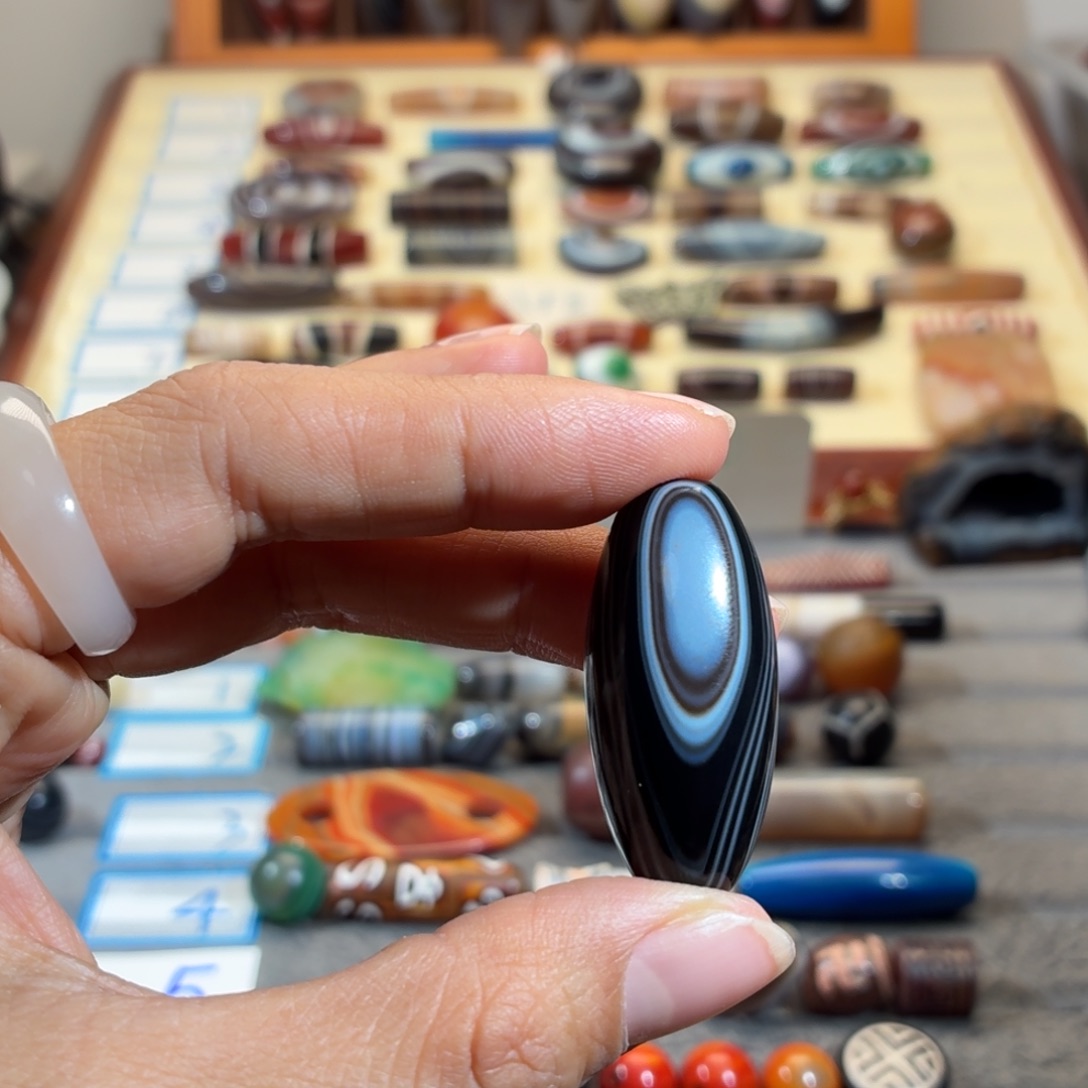 酒***仙玛瑙/玉髓合金颈饰