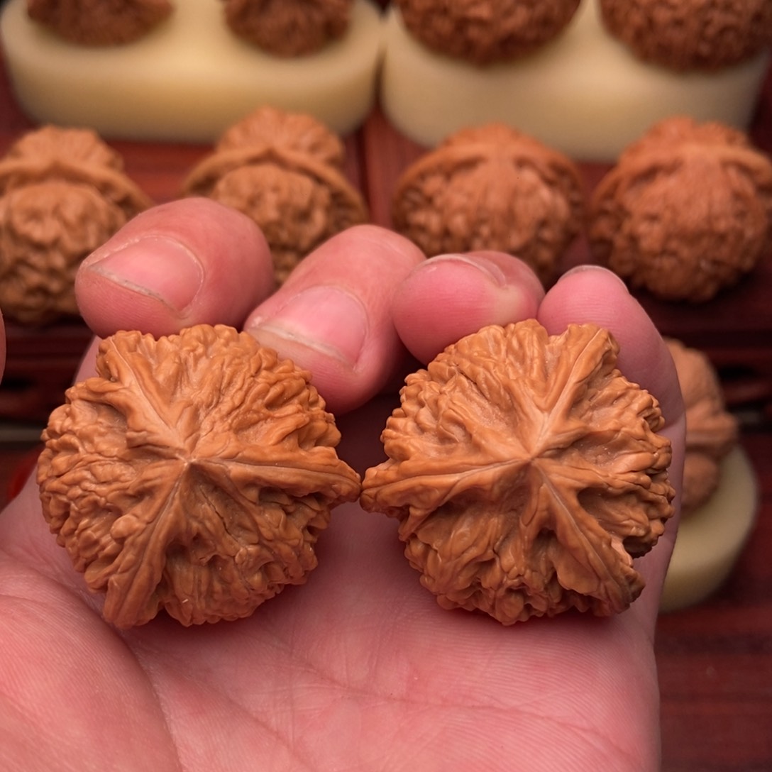 桃核把件绝配粗筋球奔36