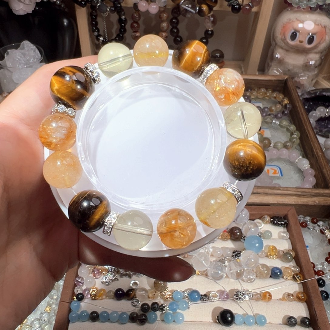 水晶手绳未镶嵌金霸