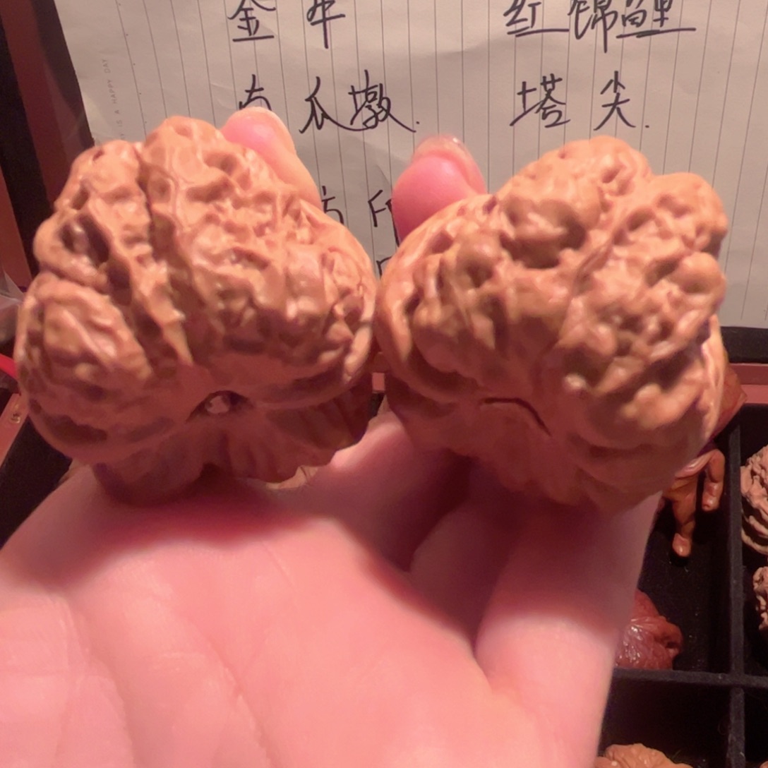 吊坠桃核蛙蛙文玩