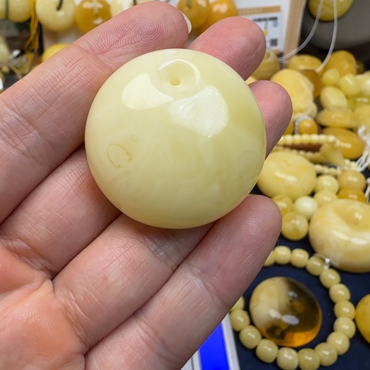 蜜蜡未镶嵌颈饰天然蜜蜡