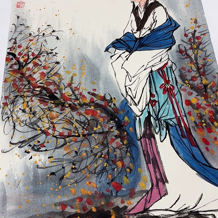 国画孙立芳老先生国际展览