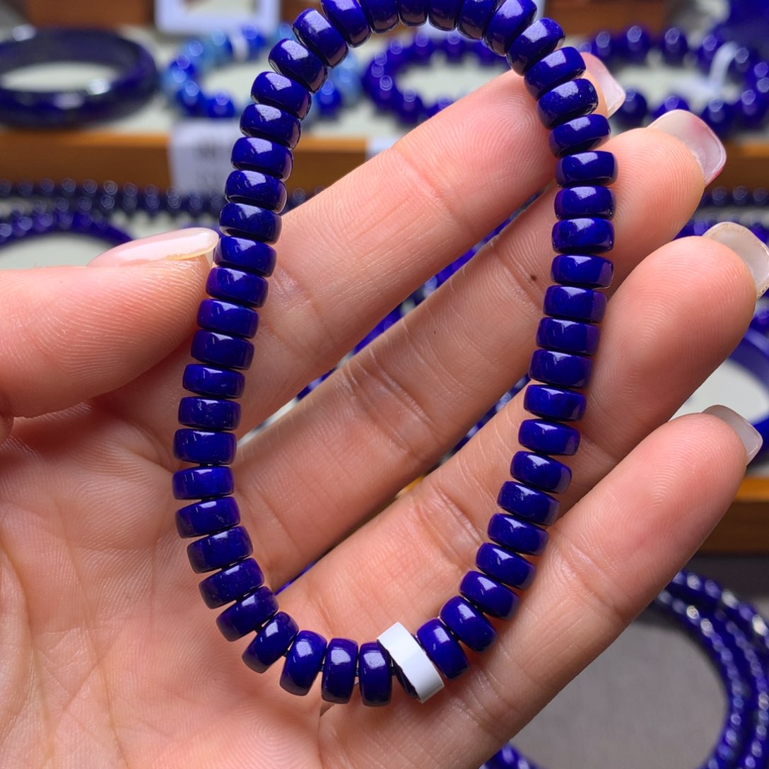 青金石手串未镶嵌7mm1774