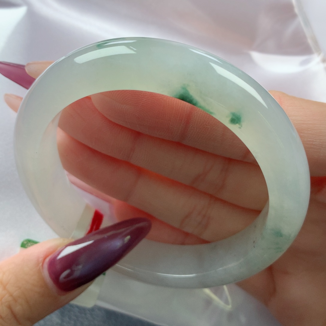 未镶嵌手镯翡翠缅甸天然翡翠A货55.5