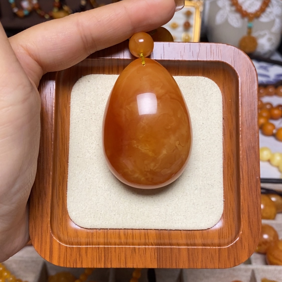 【闪购商品】蜜蜡颈饰未镶嵌一**悔项链定制