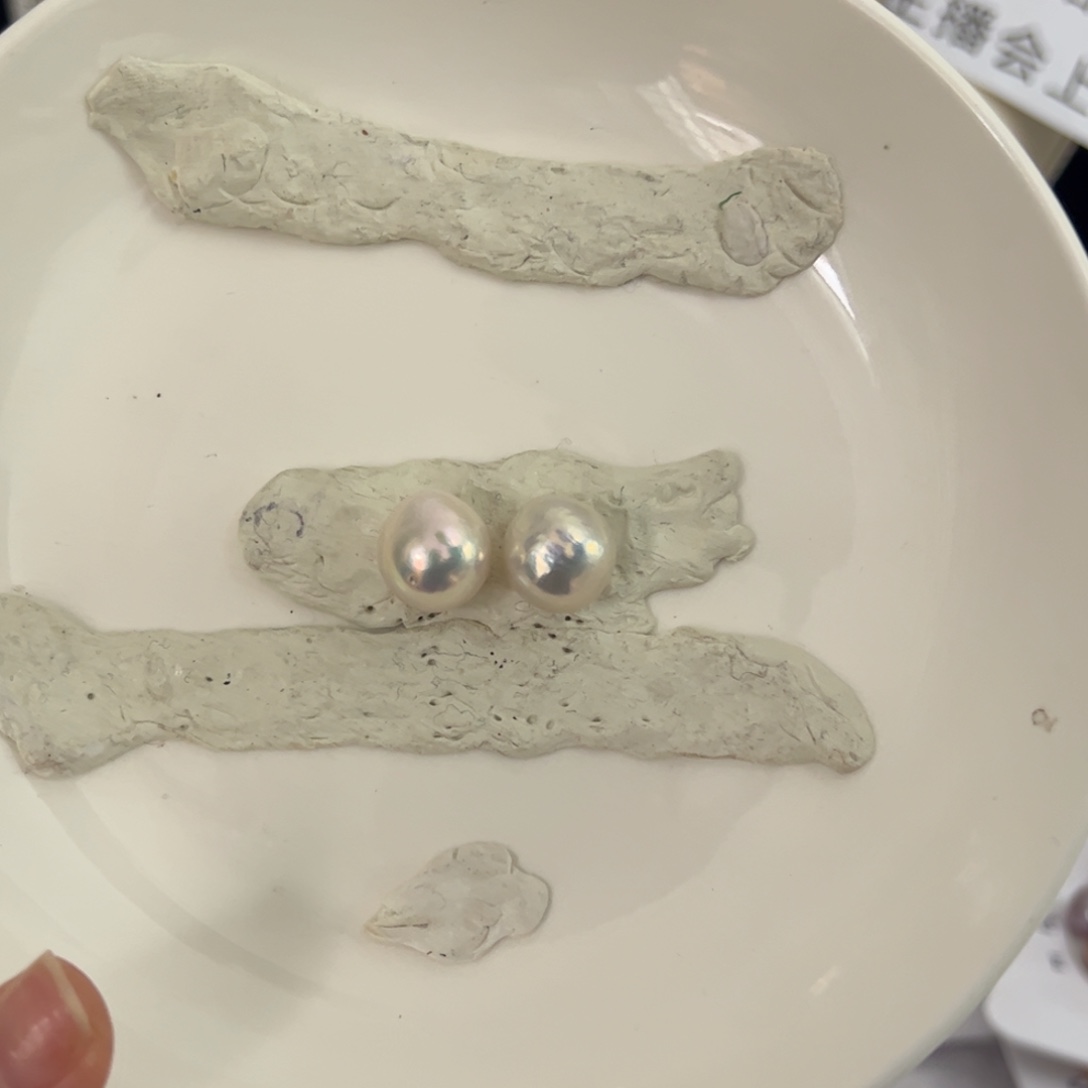 淡水珍珠耳饰银S925镶嵌