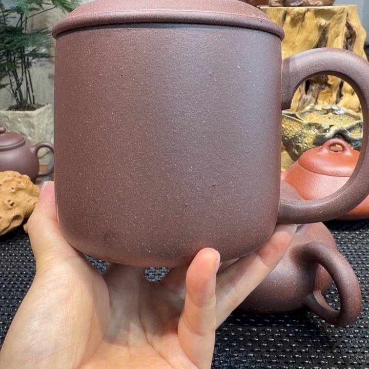 紫砂茶壶底槽清盖杯500cc福利