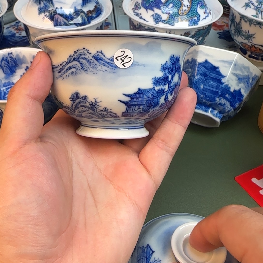 彦祖纯手工手绘茶具242