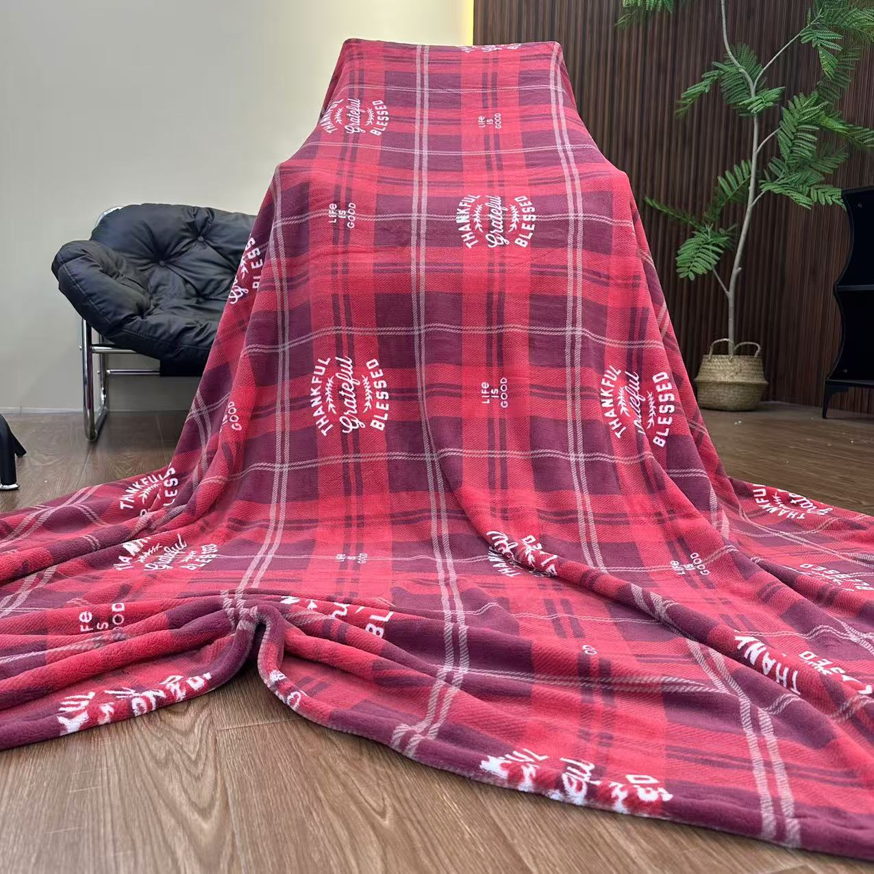 A05（200 230cm)保暖毯子加绒毛毯铺床午睡盖被珊瑚绒毯法兰绒加