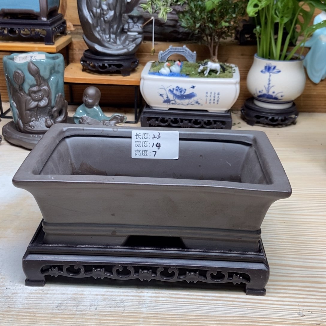 瓷片陶瓷花盆陶瓷艺术