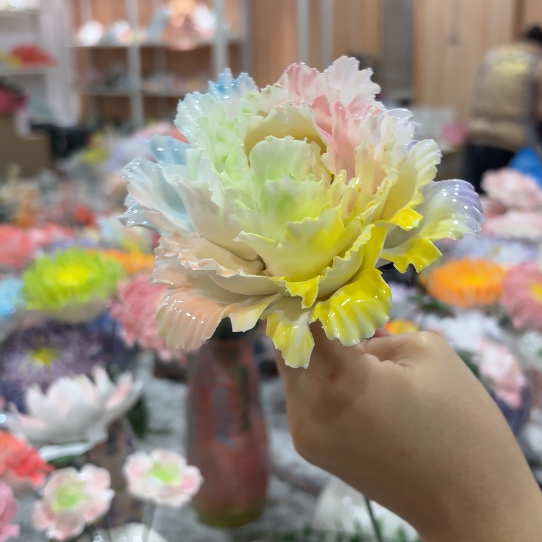 陶瓷花，20元发货，退款拉黑