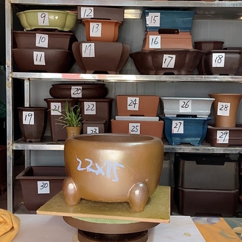 红陶宜兴紫砂花盆