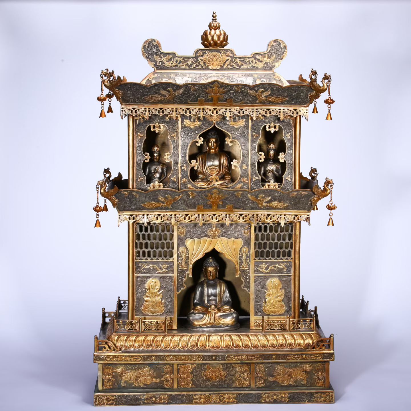 家用祥云錾刻工艺居家供奉