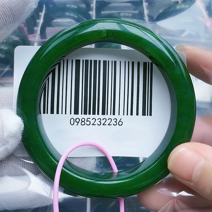 和田玉（碧玉）手镯未镶嵌包容58