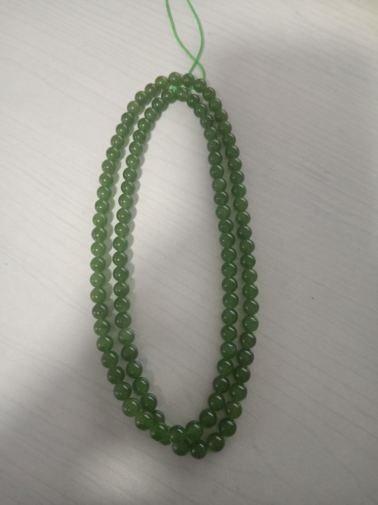 【吉玉瑞珠宝】和田玉碧玉冰阳绿卡6